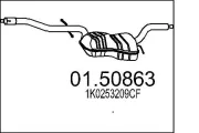 Mittelschalldämpfer MTS 01.50863