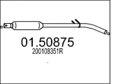 Mittelschalldämpfer MTS 01.50875