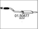 Mittelschalldämpfer MTS 01.50877