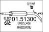 Mittelschalldämpfer MTS 01.51300