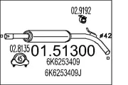 Mittelschalldämpfer MTS 01.51300