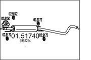 Mittelschalldämpfer MTS 01.51740