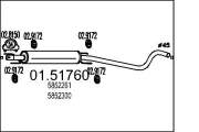 Mittelschalldämpfer MTS 01.51760