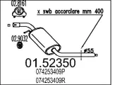 Mittelschalldämpfer MTS 01.52350