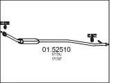 Mittelschalldämpfer MTS 01.52510