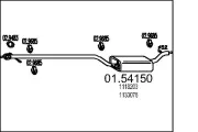 Mittelschalldämpfer MTS 01.54150