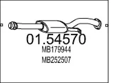 Mittelschalldämpfer MTS 01.54570