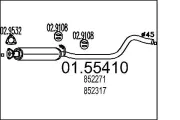 Mittelschalldämpfer MTS 01.55410