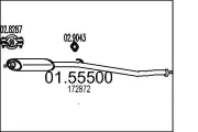 Mittelschalldämpfer MTS 01.55500