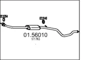 Mittelschalldämpfer MTS 01.56010
