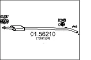 Mittelschalldämpfer MTS 01.56210