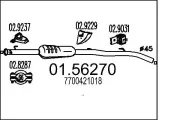 Mittelschalldämpfer MTS 01.56270