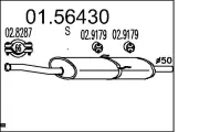 Mittelschalldämpfer MTS 01.56430