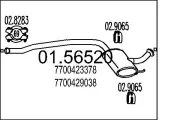 Mittelschalldämpfer MTS 01.56520