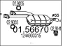 Mittelschalldämpfer MTS 01.56670