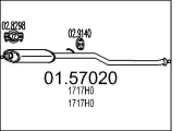 Mittelschalldämpfer MTS 01.57020