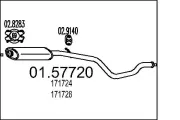 Mittelschalldämpfer MTS 01.57720