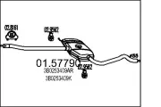 Mittelschalldämpfer MTS 01.57790