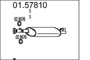 Mittelschalldämpfer MTS 01.57810