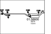 Mittelschalldämpfer MTS 01.58600
