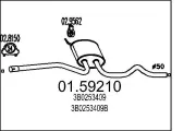 Mittelschalldämpfer MTS 01.59210