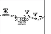 Mittelschalldämpfer MTS 01.59230
