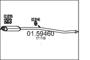 Mittelschalldämpfer MTS 01.59460