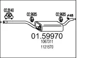 Mittelschalldämpfer MTS 01.59970