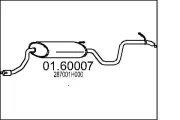 Endschalldämpfer MTS 01.60007