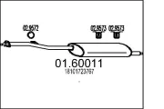 Endschalldämpfer MTS 01.60011