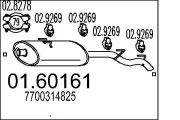 Endschalldämpfer MTS 01.60161