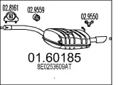 Endschalldämpfer MTS 01.60185