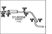 Endschalldämpfer MTS 01.60204