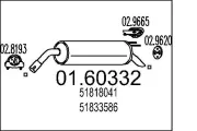 Endschalldämpfer MTS 01.60332