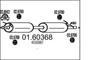 Endschalldämpfer MTS 01.60368