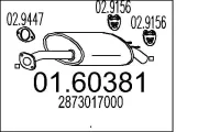 Endschalldämpfer MTS 01.60381