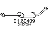 Endschalldämpfer MTS 01.60409