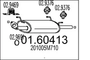 Endschalldämpfer MTS 01.60413