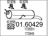 Endschalldämpfer MTS 01.60429