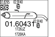 Endschalldämpfer MTS 01.60431