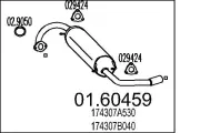 Endschalldämpfer MTS 01.60459