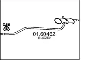 Endschalldämpfer MTS 01.60462
