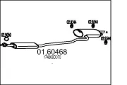 Endschalldämpfer MTS 01.60468