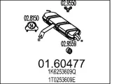 Endschalldämpfer MTS 01.60477