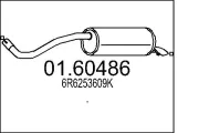 Endschalldämpfer MTS 01.60486