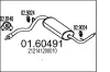 Endschalldämpfer MTS 01.60491
