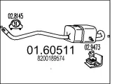 Endschalldämpfer MTS 01.60511