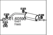 Endschalldämpfer MTS 01.60590