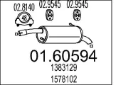 Endschalldämpfer MTS 01.60594