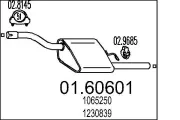 Endschalldämpfer MTS 01.60601